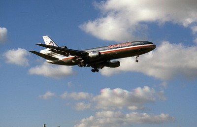 Flugzeugdia - 8 x Dias verschiedene Douglas DC-10's (B150)