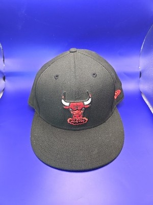 New Era 59Fifty NBA Chicago Bulls Windy City Black 7 1/2 Fitted Cap Hat Mr.C art
