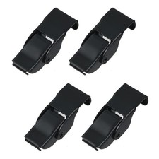 4 PCS Black Stainless Steel Spring Loaded Toggle Hasp Draw Latch Clamps Set