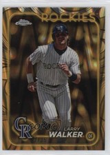 2024 Topps Gilded Collection Gold RayWave Refractor 12/25 Larry Walker HOF 9b3
