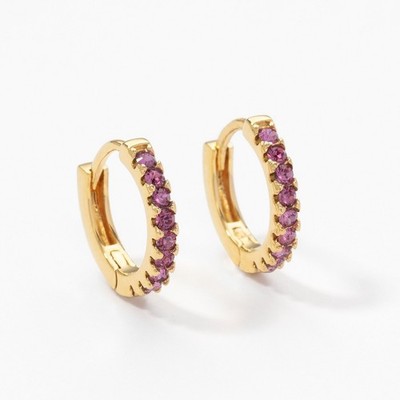 Touchstone Crystal by Swarovski Your Move Earrings, Golden Dark Rose