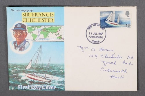 MayfairStamps Great Britain FDC 1967 Voyage of Sir Francis Chichester First Day
