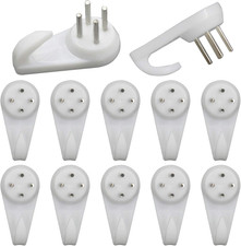 Invisible Nail Screws Wall Hooks, 30 x 15mm, 50 Pcs