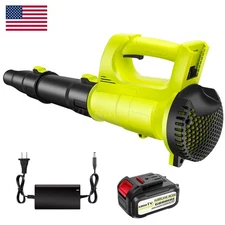 21V 150 MPH 420 CFM Cordless Battery Leaf Blower 450W W/4.0 Ah Battery & Charger