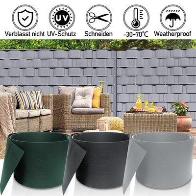 Sichtschutzstreifen PVC Gartenzaun Zaunblende Stabmattenzaun Zaun 35/50/70m