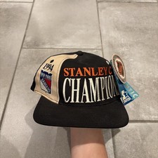 Vintage 1994 New York Rangers Stanley Cup Champions Snapback Hat NHL Hockey NYC