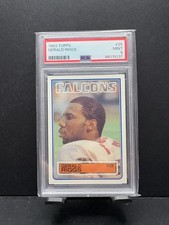 1983 Topps #25 Gerald Riggs PSA 9 Rookie Card Falcons. rookie card picture
