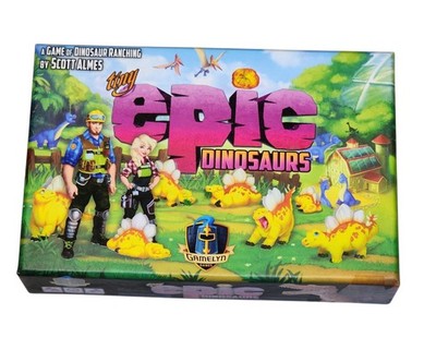  Gamelyn Games Tiny Epic Dinosaurs Board Game, Dinosaur Theme, 1+ Players, 14+