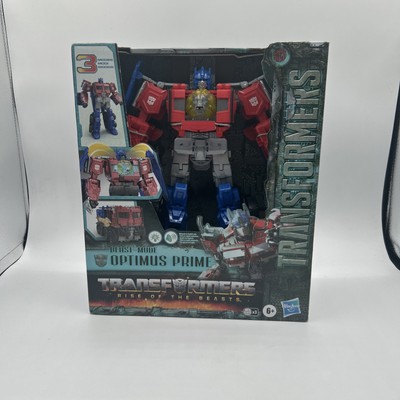 Transformers Rise of the Beasts Beast-Mode Optimus Prime 10'' Action Figure