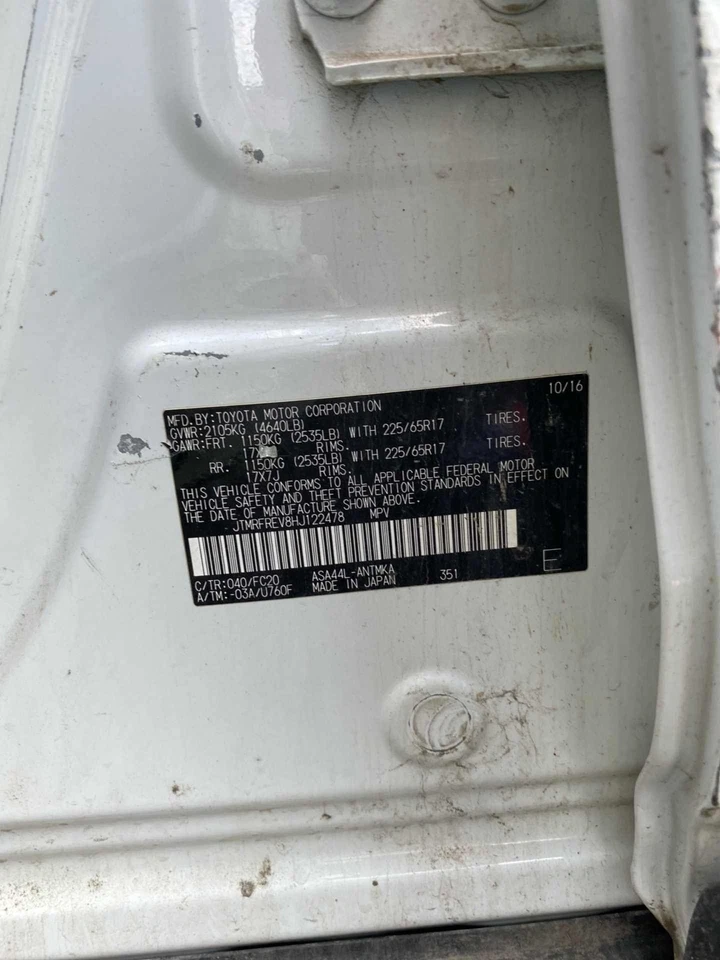 13 14 15 16 17 18 TOYOTA RAV-4 Transmission Assy. - Imagem 4 de 4