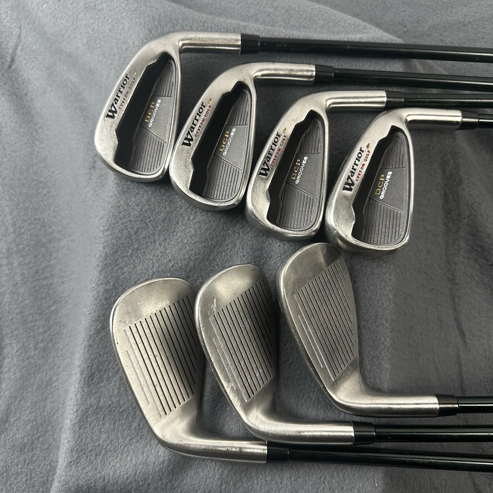 Conjunto de ferros Warrior Custom Golf DCP Grooves 4-PW eixos de lançamento flexíveis personalizados - Imagem 4 de 4