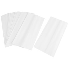 2X(100 Pieces Sublimation Shrink Wrap Sleeves 5X10 Inch White Bag for 567G8638