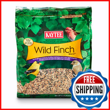 Kaytee Wild Finch Bird Food Stand Up Bag - 5 lbs - High-Oil Seed Blend