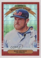 2019 Panini Donruss Optic Diamond Kings Red Pandora Prizm 56/99 Max Muncy 05ov
