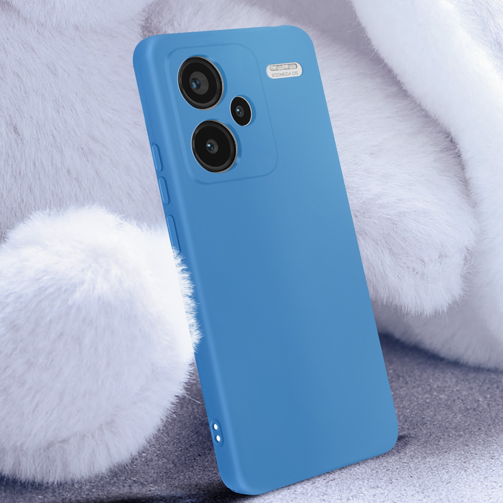 Coque Redmi Note 13 Pro Plus Antichoc Soft Touch Avizar Bleue silicone - 3