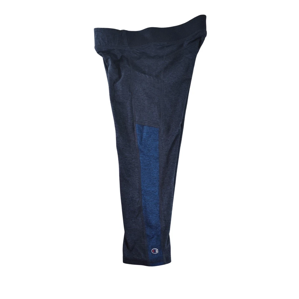 Champion Mujer Leggings Atletismo Entrenamiento Yoga Talla Mediana Tirar en 2 Tonos Azul Foto 3 de 4