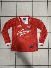 Jersey Toluca F.C 1999-2000 Retro Vintage Manga Larga Rojo (Talla M)