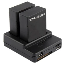 NNEIDS Gopro Hero 3 Battery Charger - Compatible With Ahdbt 301 / 302