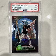 2025 Panini Three And Two Downtown Travis Bazzana PSA 9 POP 5
