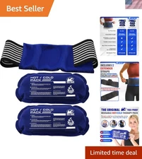 Adjustable 3-Piece Ice Pack Set for Effective Muscle and Joint Pain Management