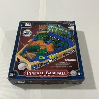 Merchant Ambassador MLB Wooden Pinball Baseball Game (New Damaged Box)