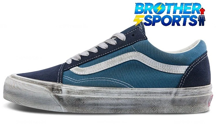 Vans OG Old Skool LX Stressed - Navy for sale | eBay