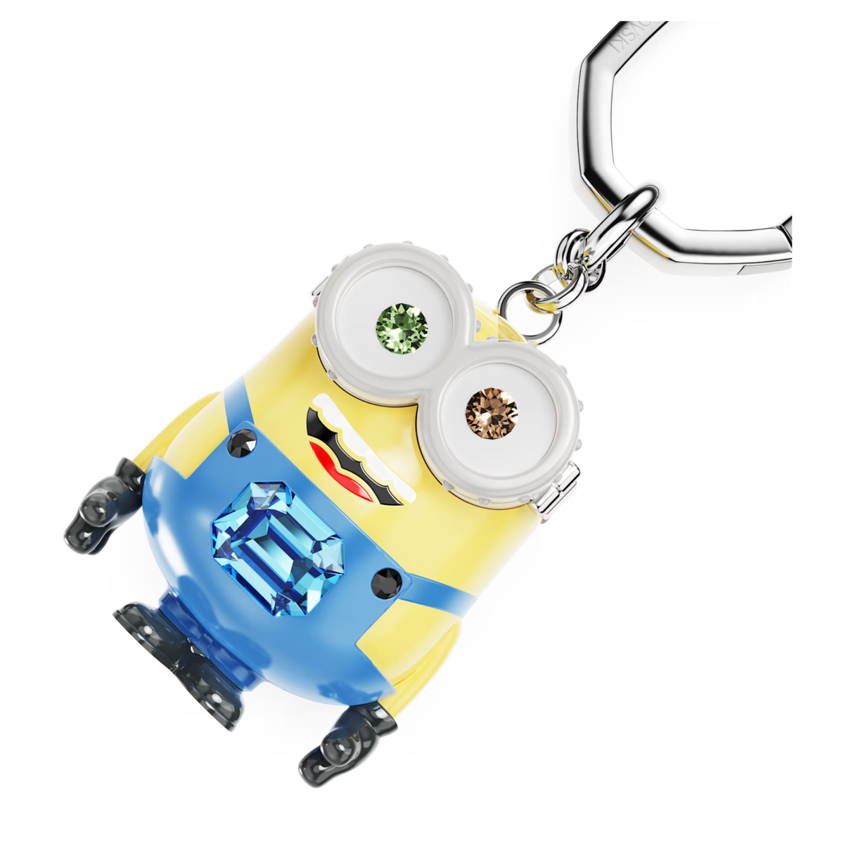 Swarovski Minions キーホルダー Swarovski Minions BOB key ring , Multicolored, Stainless steel