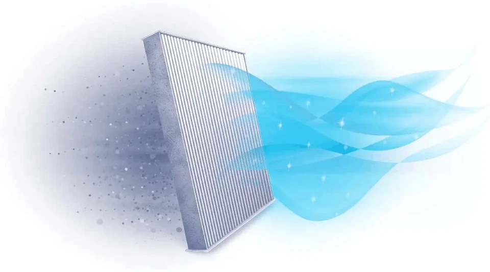 NUEVO marco de filtro de aire de cabina CF10743 para Chrysler Town & Country Dodge Infiniti Foto 3 de 4