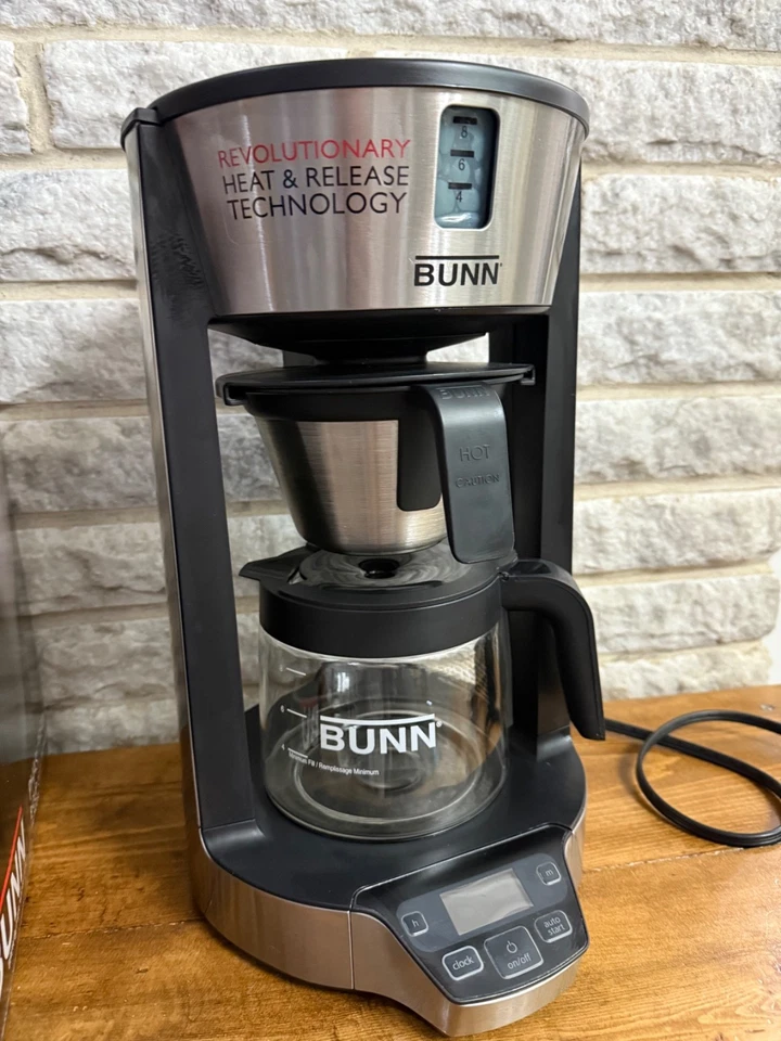 BUNN HG CAFETERA FASE 8 TAZAS ACERO INOXIDABLE CON JARRA DE CRISTAL Foto 4 de 4