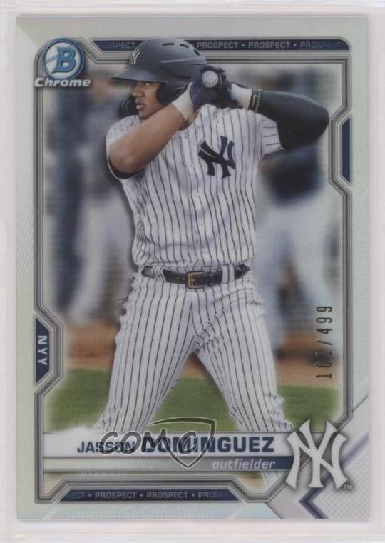 2021 Bowman Chrome Prospects Refractor /499 Jasson Dominguez #BCP-213