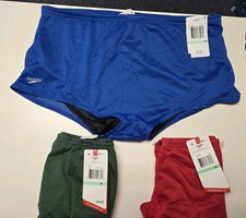 NWT Speedo Men's Poly Training Suit Size 34 Choose Color