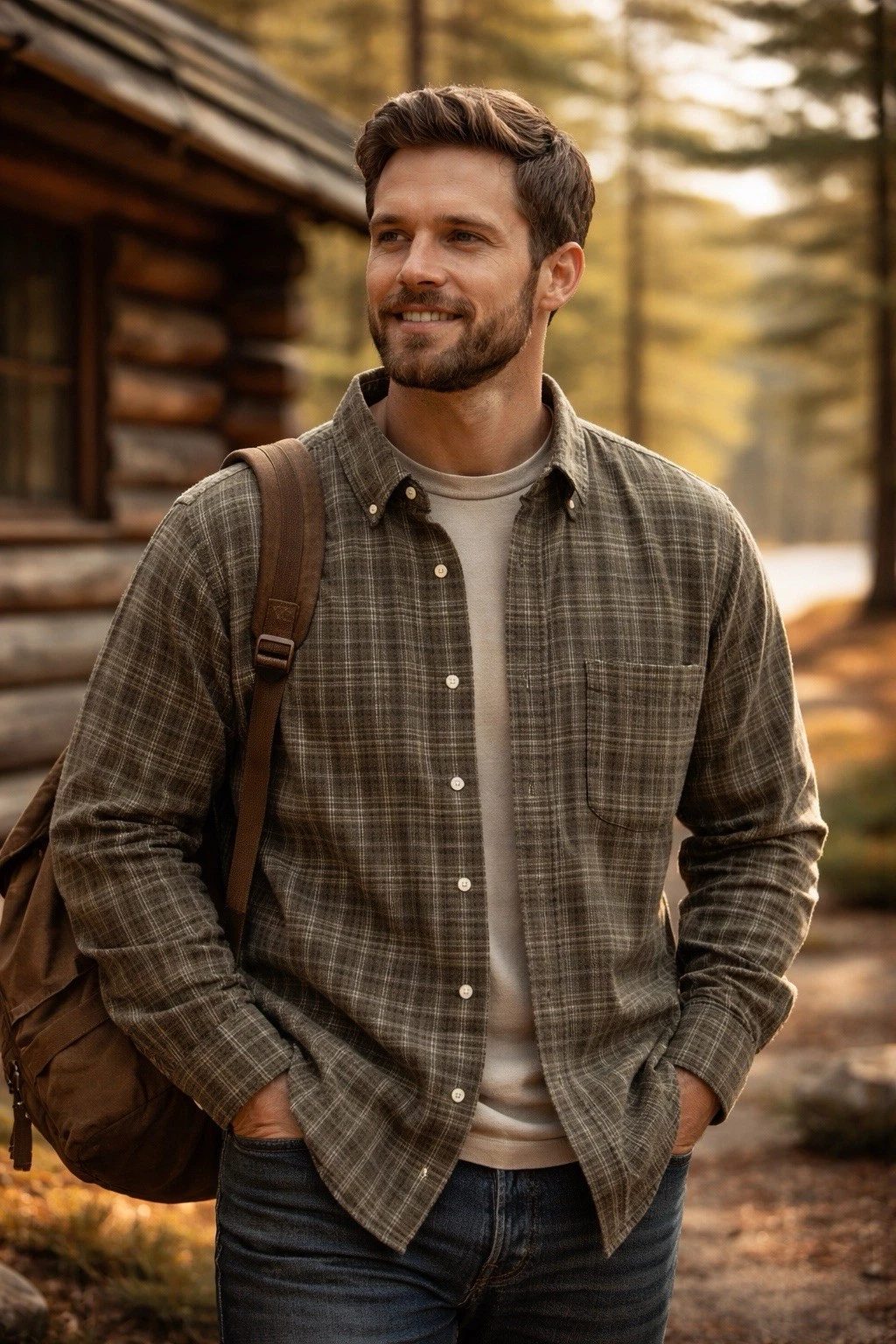 L L Bean Plaid Button Down Shirt Mens L Flannel Brown Outdoor Preppy Rustic
Opens in a new window or