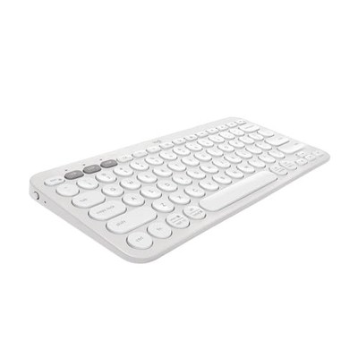 LOGITECH PEBBLE KEYS 2 K380S MULTI DEVICE BLUETOOTH WIRELESS KEYBOARD - WHITE