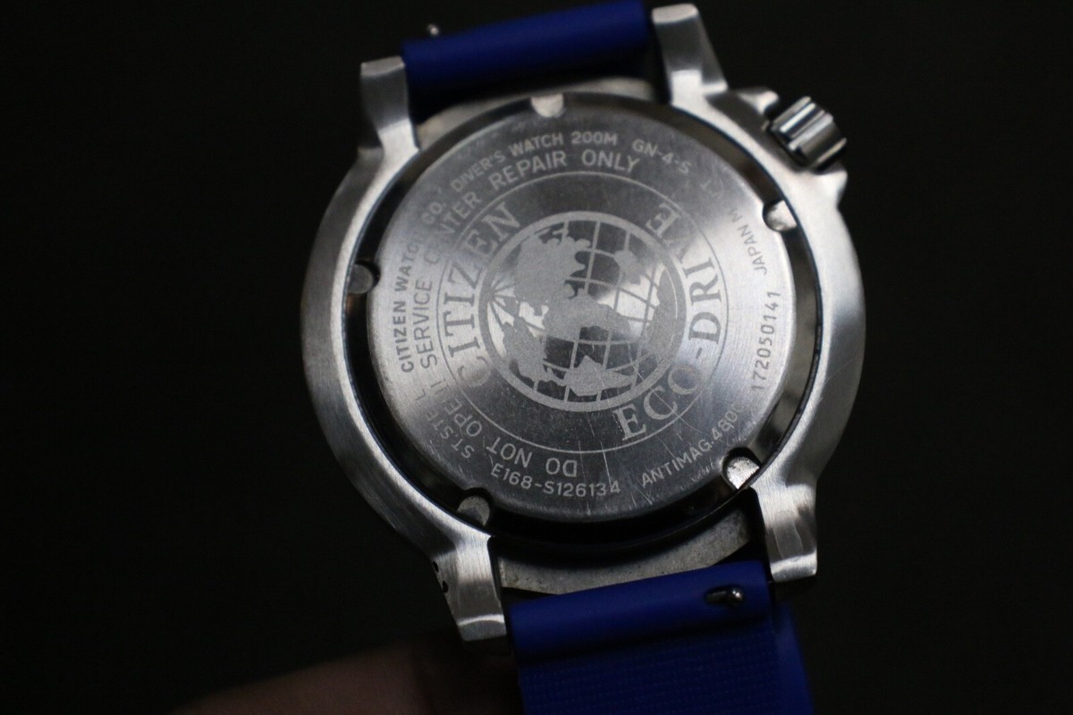 時計 CITIZEN e168-s081483 DIVERS ECO-DRIVE Citizen Men's Eco-Drive Chronograph Black Stainless Steel