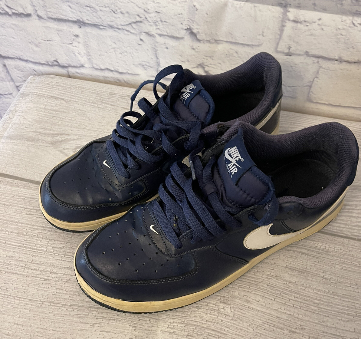 Nike Air Force 1 Midnight Navy 2013 488298-419 Size 10 AF-1 | eBay