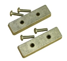 Bennett Trim Tab Zinc Anode Pair Made in the USA BNT-1 Military Grade Zinc New
