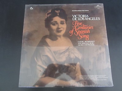 VICTORIA DE LOS ANGELES 5 Centuries of Spanish Song LP SEALED Gothic Renaissance
