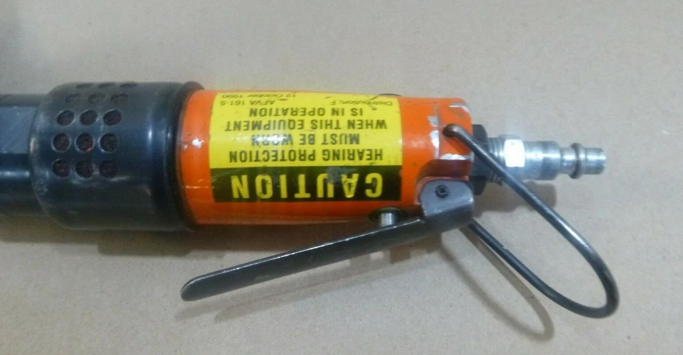 APT 气动工具 气动 1/4-28 螺纹螺母转轮钻 3 英寸 L 型 — 第 3/4 张图片