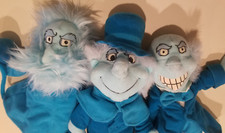 VINTAGE Disneyland HITCHHIKING GHOSTS Bean Bag Plush SET of 3 Haunted Mansion