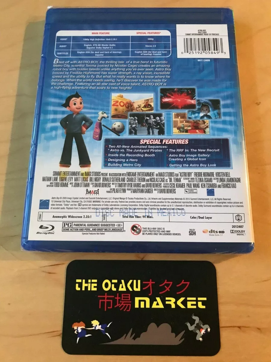 Astro Boy the movie (2009) / New animation on Blu-ray from Summit  Entertainment