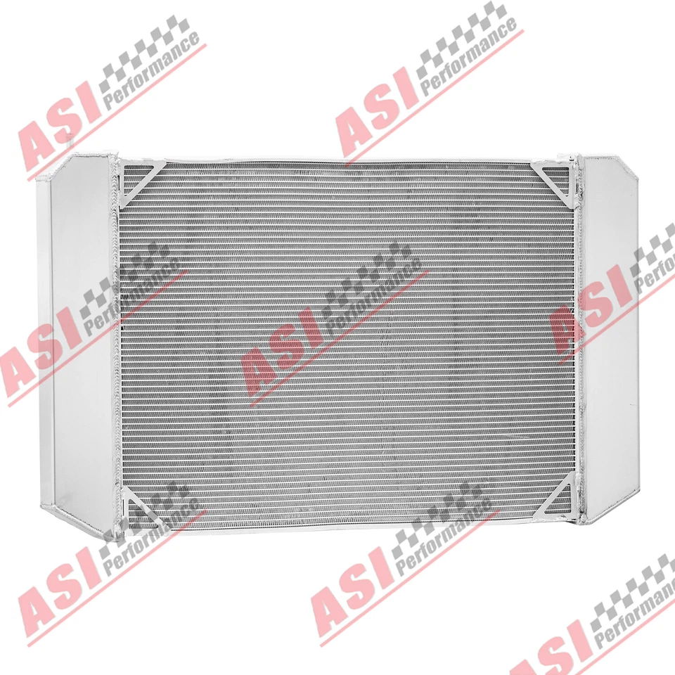 4 Row Aluminum Radiator+Shroud Fan for 1991-2002,1992 Chevy GMC C6500 C7500 Foto 4 de 4