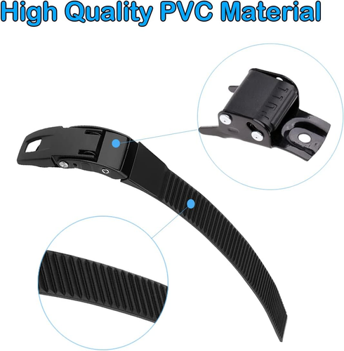 1 Pair Inline Skate Replacement Straps | Rollerblade Buckle Strap Repair Set - Picture 3 of 12