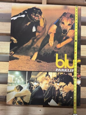 Blur 1994 Original vintage UK Parklife poster with group