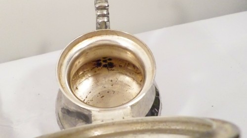 Tetera de colección adornada cabeza de dragón cabeza de dragón tono plateado - Imagen 6 de 10