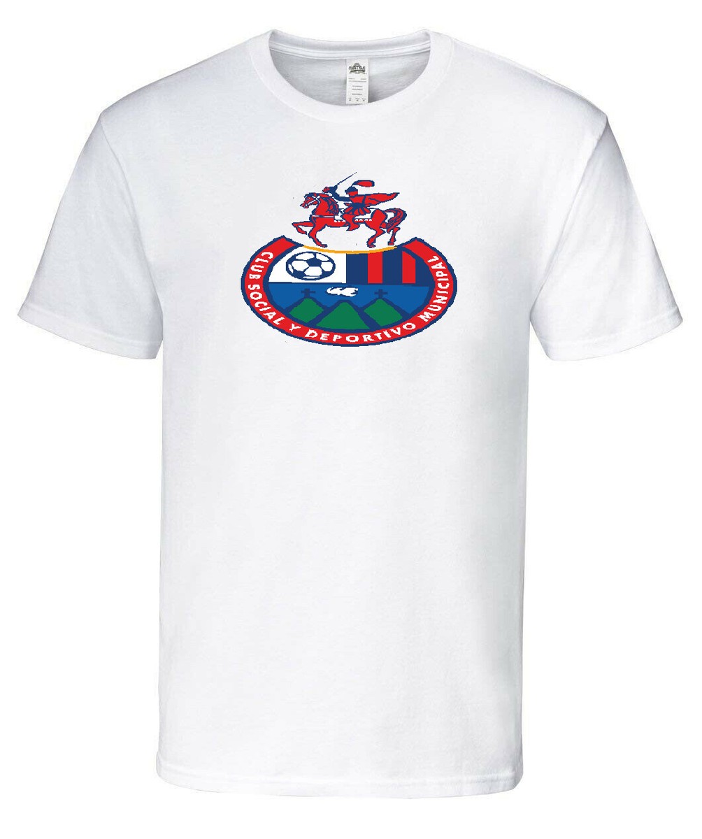Club Social y Deportivo Municipal 100% Cotton White,Gray,Blue,Red