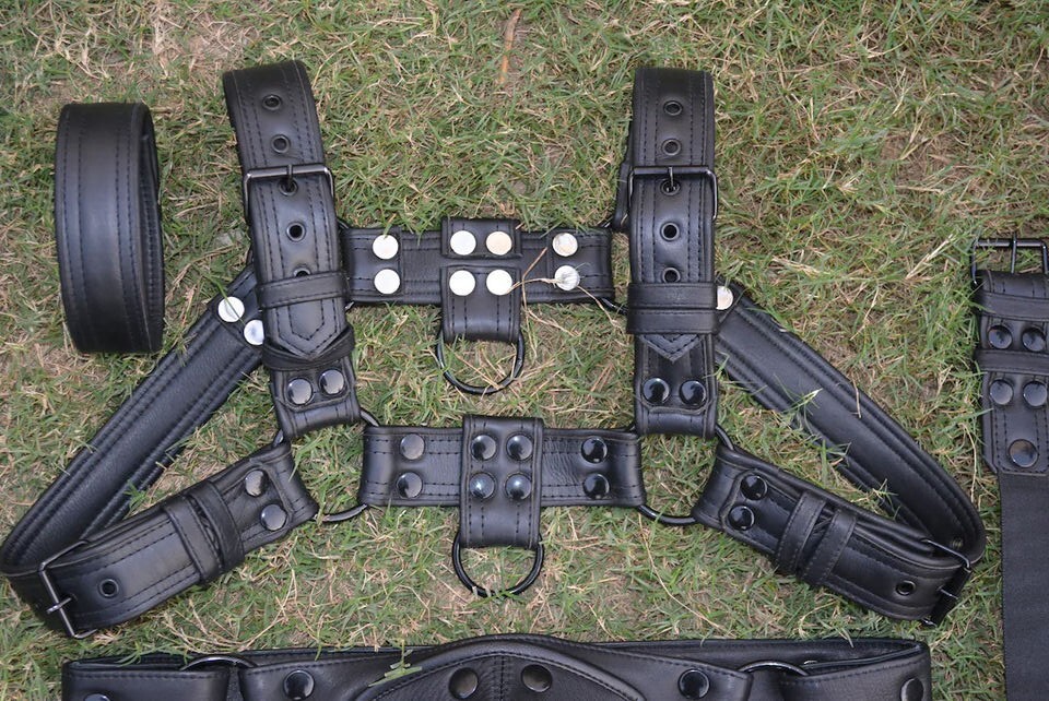 Hombre Cuero Real Pecho H Arnés Adulto Gay Arnés Sexy Gay Bluff