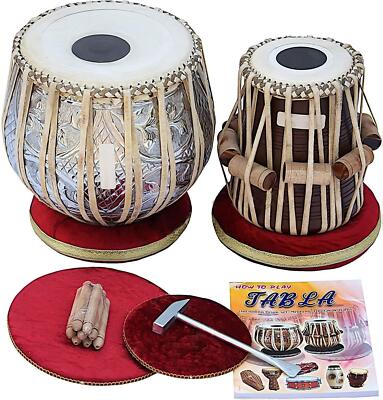 Designer Tabla Trommel, 31 2 kg Kupfer Bayan, feinster Dayan mit...
