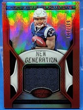 2019 Certified New Generation Jerseys Mirror Red 49/199 Damien Harris Rookie RC
