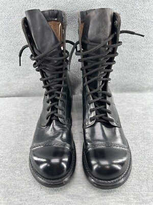 DOUBLE H BRAND 975 - Paratrooper Jump Boots Black Leather  display picture 2