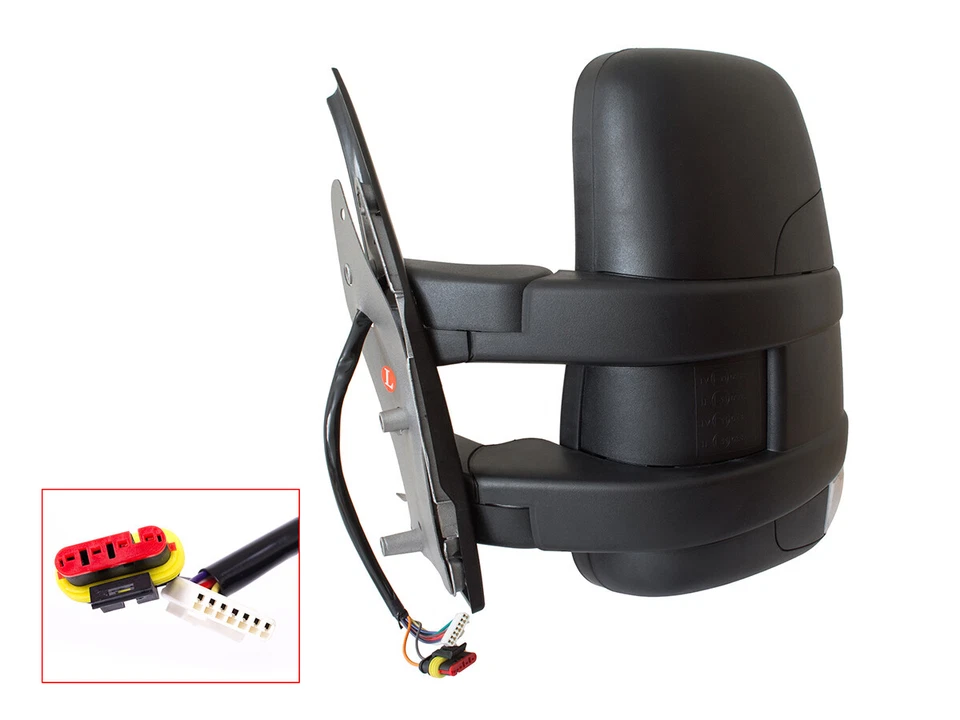 SPECCHIO RETROVISORE ELETTRICO SINISTRA BRACCIO CORTO PER IVECO DAILY IV V 06-14 - Immagine 2 di 2